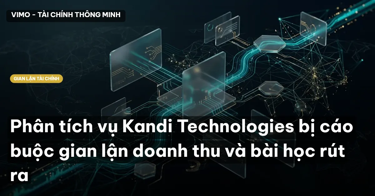 Những chiêu trò bị cáo buộc gian lận của Kandi Technologies 
