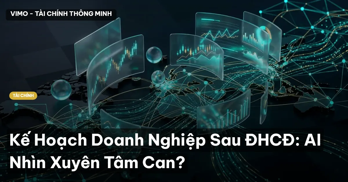 Kế Hoạch Doanh Nghiệp Sau ĐHCĐ: AI Nhìn Xuyên Tâm Can?
