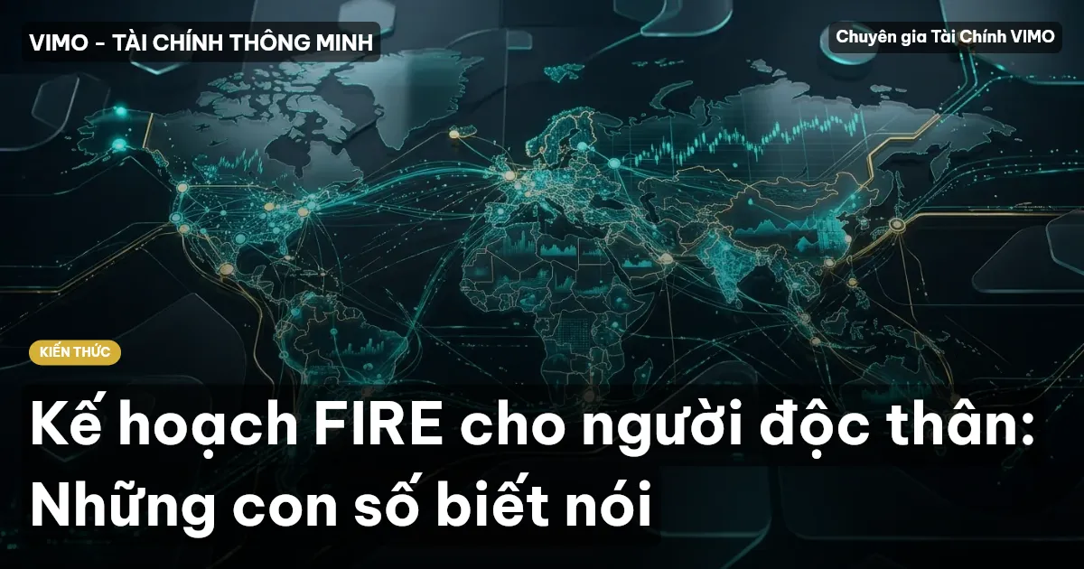 Kế hoạch FIRE cho người độc thân: Những con số biết nói