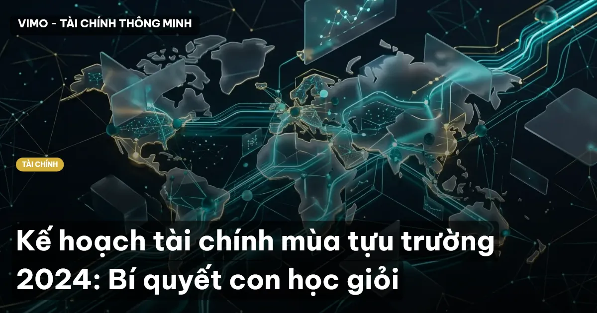 Kế hoạch tài chính mùa tựu trường 2024: Bí quyết con học giỏi