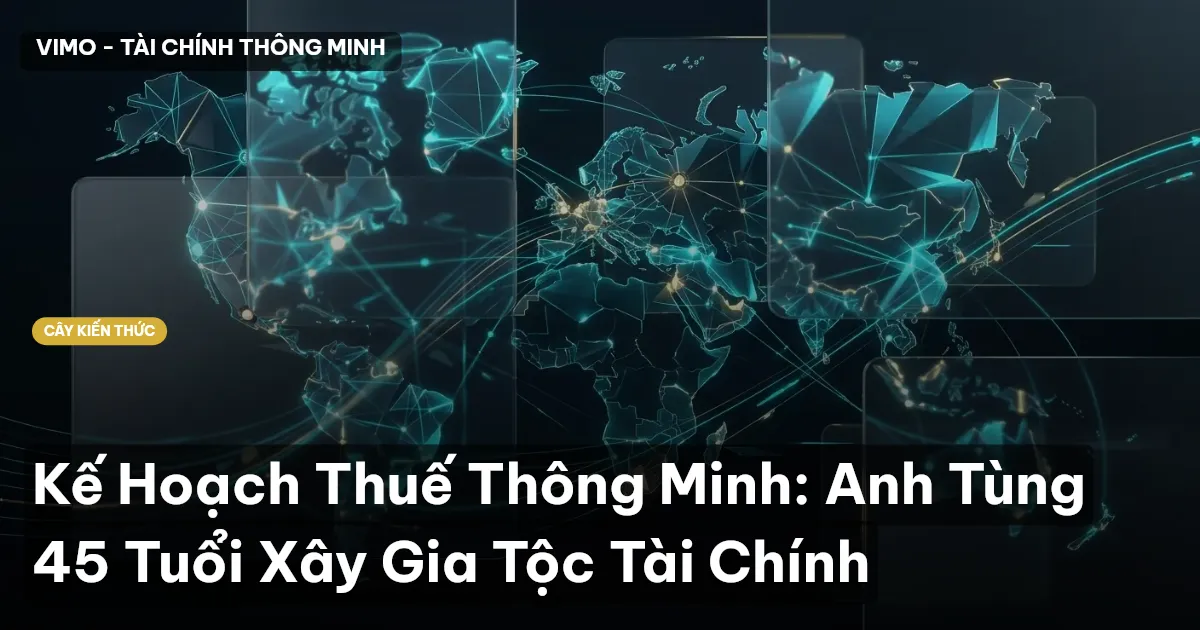 Kế Hoạch Thuế Thông Minh: Anh Tùng 45 Tuổi Xây Gia Tộc Tài Chính