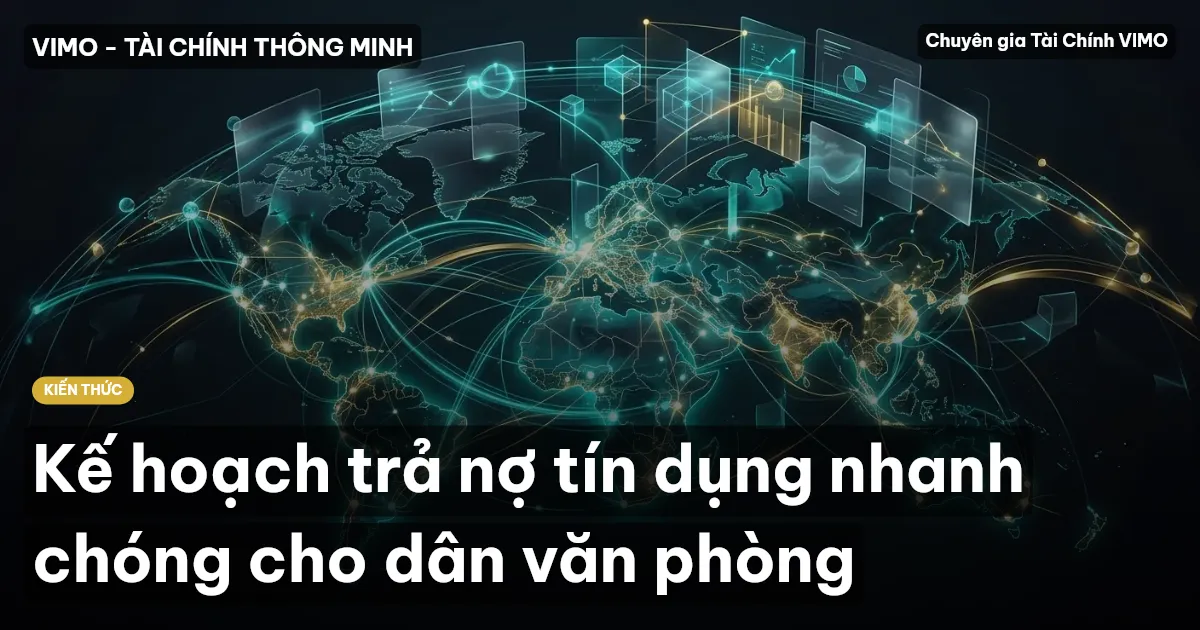 Kế hoạch trả nợ tín dụng nhanh chóng cho dân văn phòng