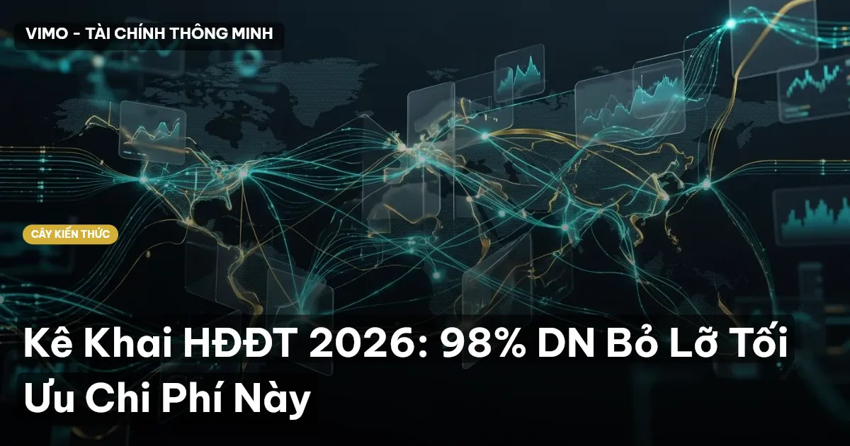 Kê Khai HĐĐT 2026: 98% DN Bỏ Lỡ Tối Ưu Chi Phí Này
