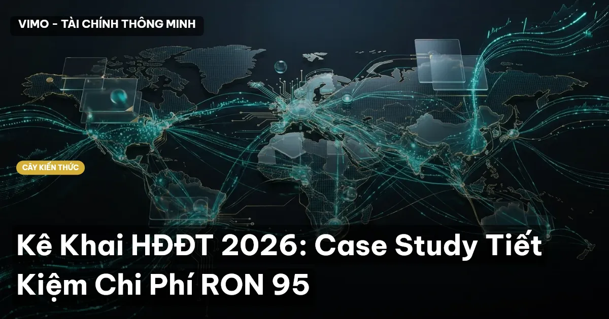 Kê Khai HĐĐT 2026: Case Study Tiết Kiệm Chi Phí RON 95
