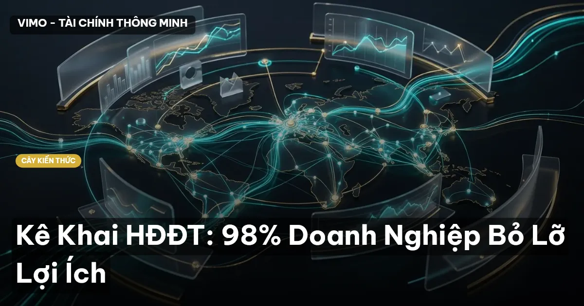 Kê Khai HĐĐT: 98% Doanh Nghiệp Bỏ Lỡ Lợi Ích