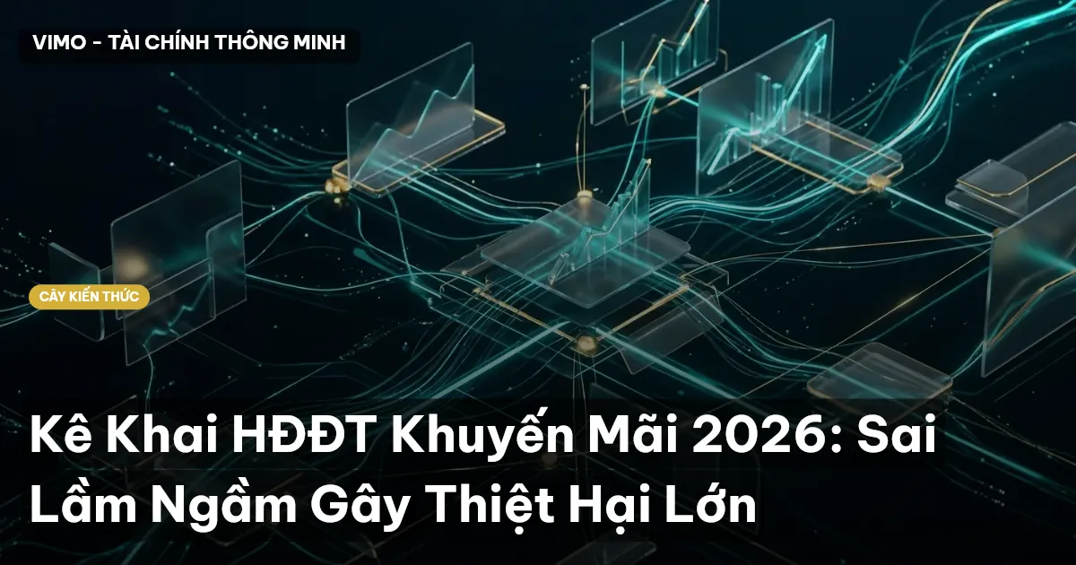 Kê Khai HĐĐT Khuyến Mãi 2026: Sai Lầm Ngầm Gây Thiệt Hại Lớn