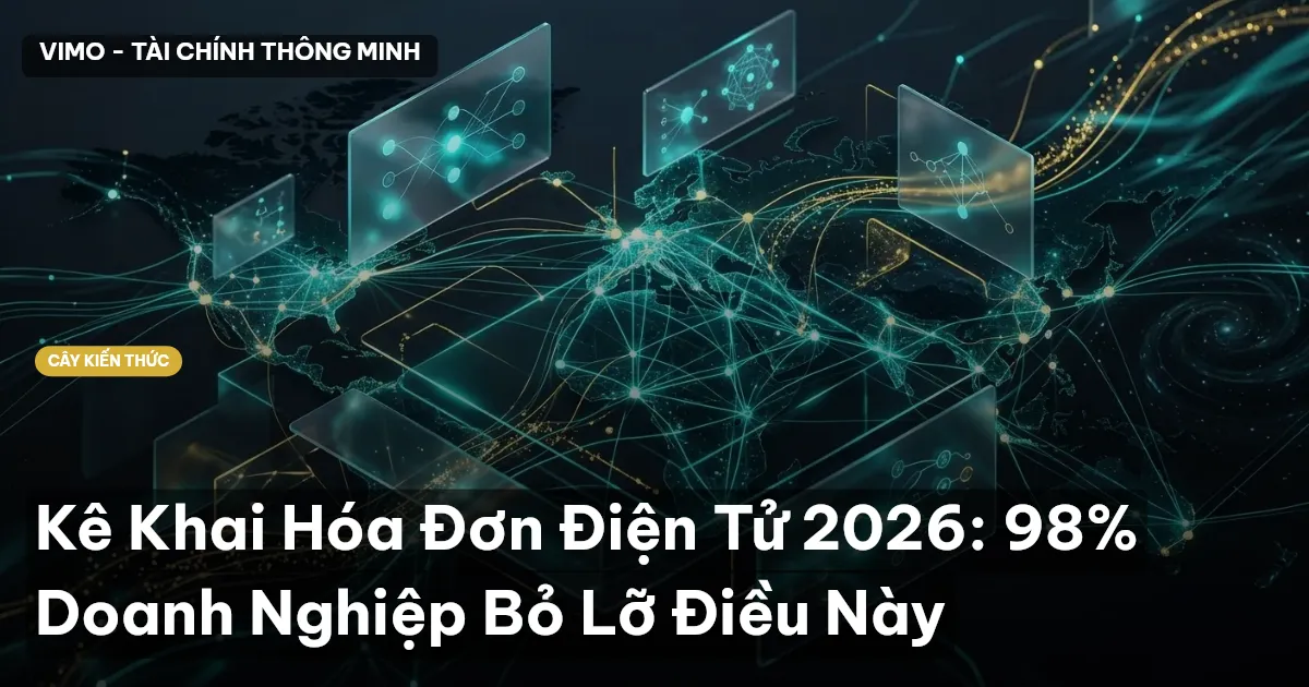 Kê Khai Hóa Đơn Điện Tử 2026: 98% Doanh Nghiệp Bỏ Lỡ Điều Này