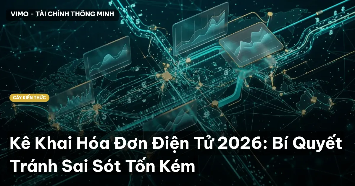 Kê Khai Hóa Đơn Điện Tử 2026: Bí Quyết Tránh Sai Sót Tốn Kém