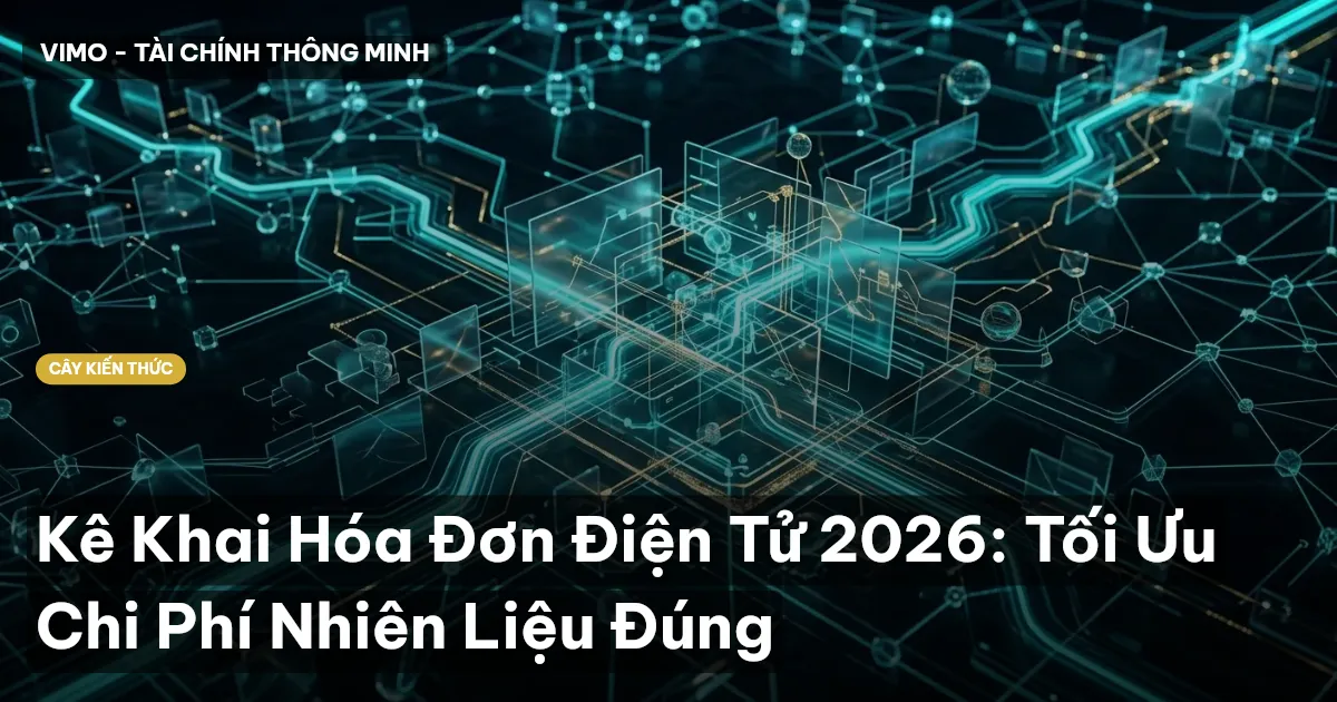 Kê Khai Hóa Đơn Điện Tử 2026: Tối Ưu Chi Phí Nhiên Liệu Đúng