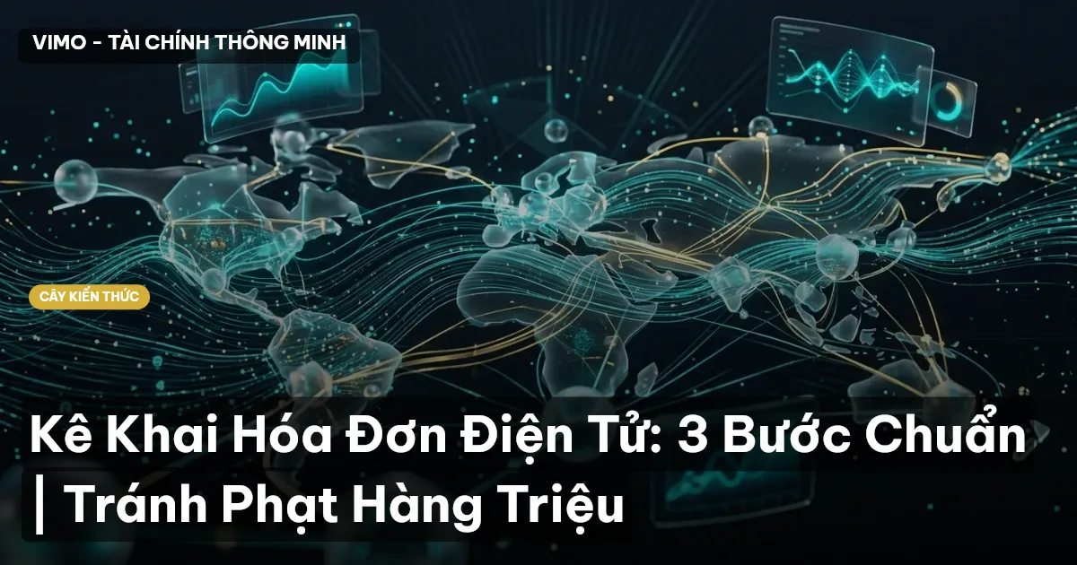 Kê Khai Hóa Đơn Điện Tử: 3 Bước Chuẩn | Tránh Phạt Hàng Triệu