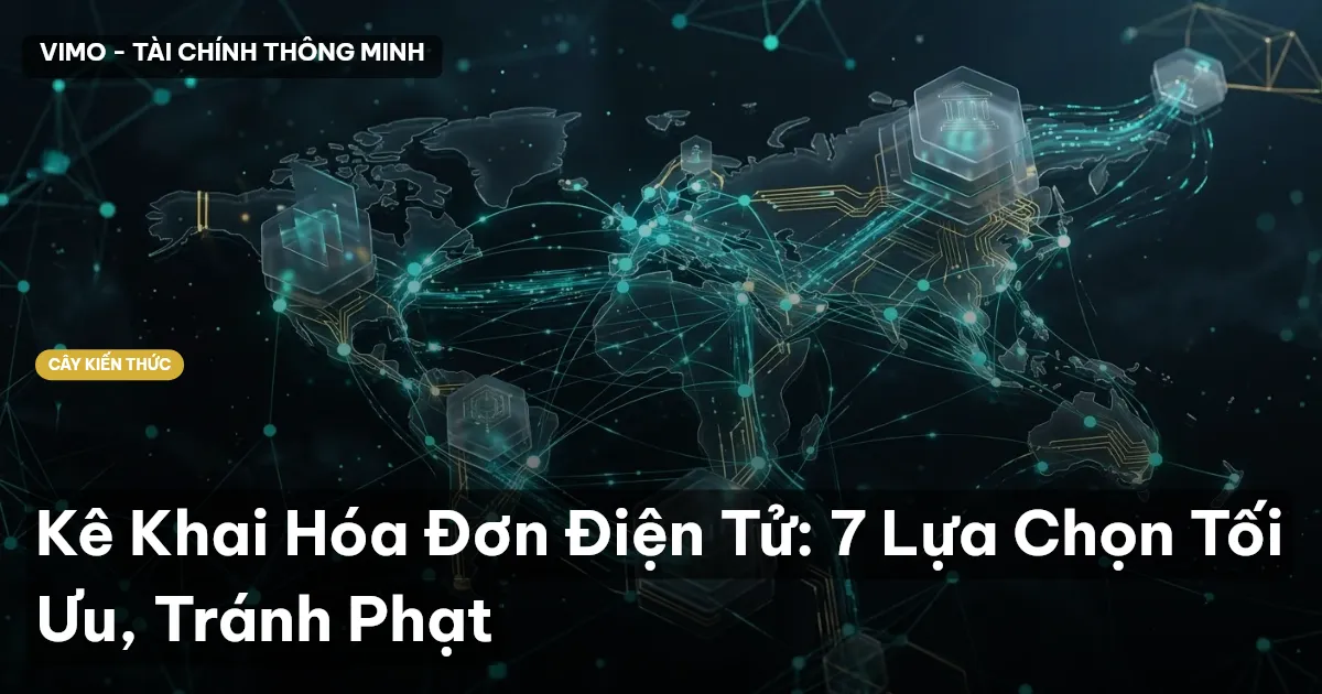 Kê Khai Hóa Đơn Điện Tử: 7 Lựa Chọn Tối Ưu, Tránh Phạt