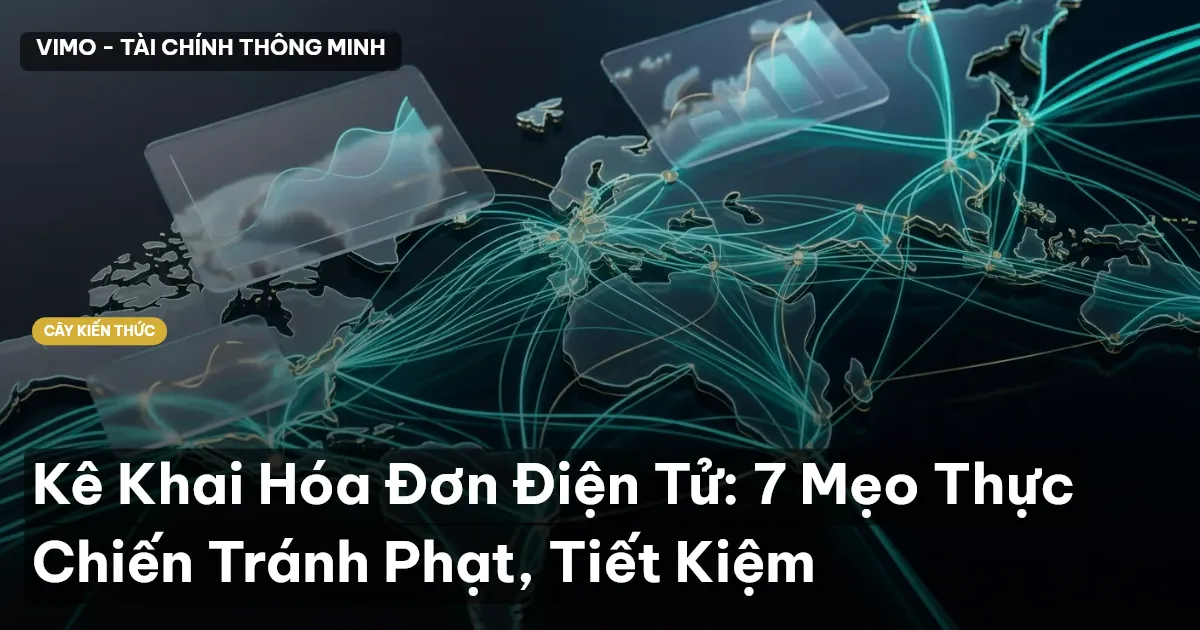 Kê Khai Hóa Đơn Điện Tử: 7 Mẹo Thực Chiến Tránh Phạt, Tiết Kiệm