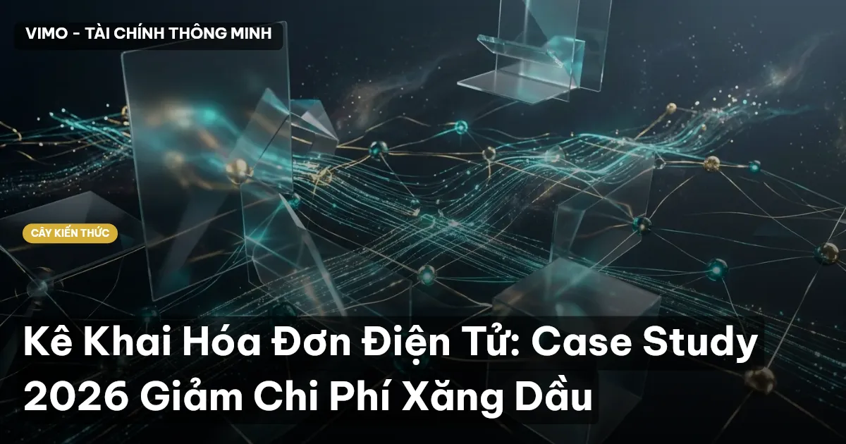 Kê Khai Hóa Đơn Điện Tử: Case Study 2026 Giảm Chi Phí Xăng Dầu