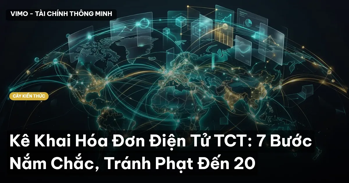 Kê Khai Hóa Đơn Điện Tử TCT: 7 Bước Nắm Chắc, Tránh Phạt Đến 20