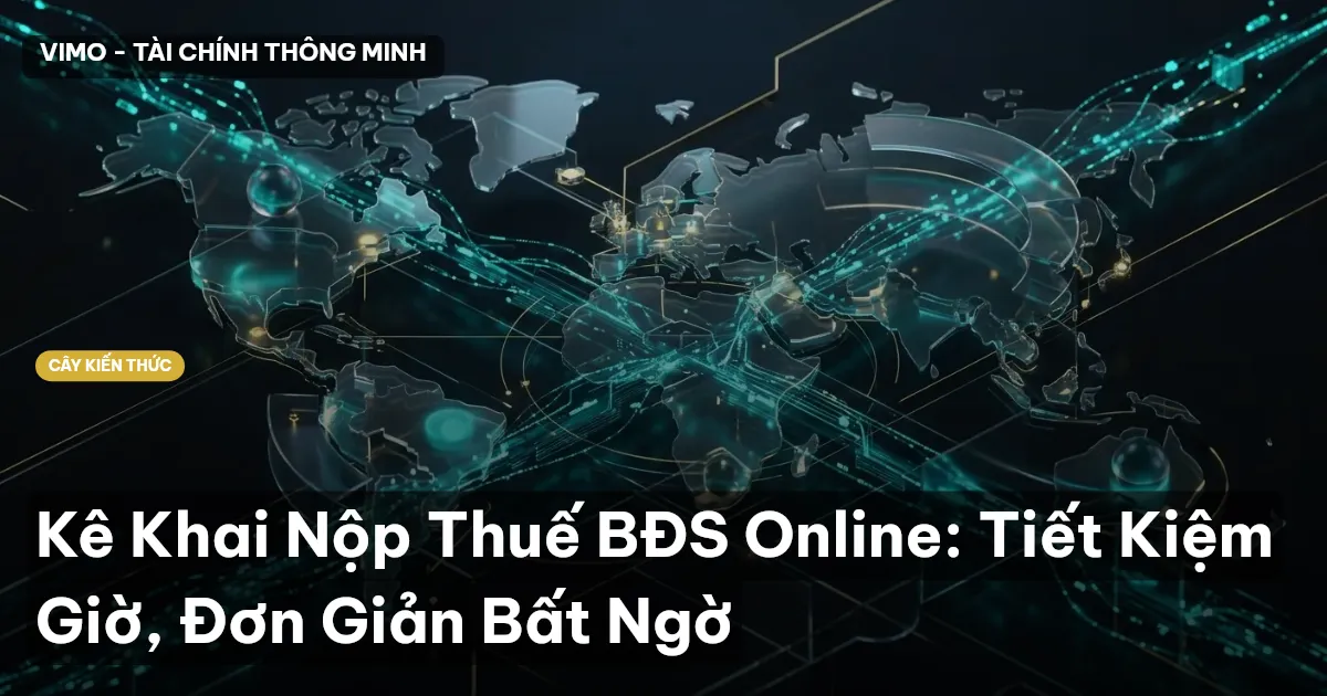 Kê Khai Nộp Thuế BĐS Online: Tiết Kiệm Giờ, Đơn Giản Bất Ngờ