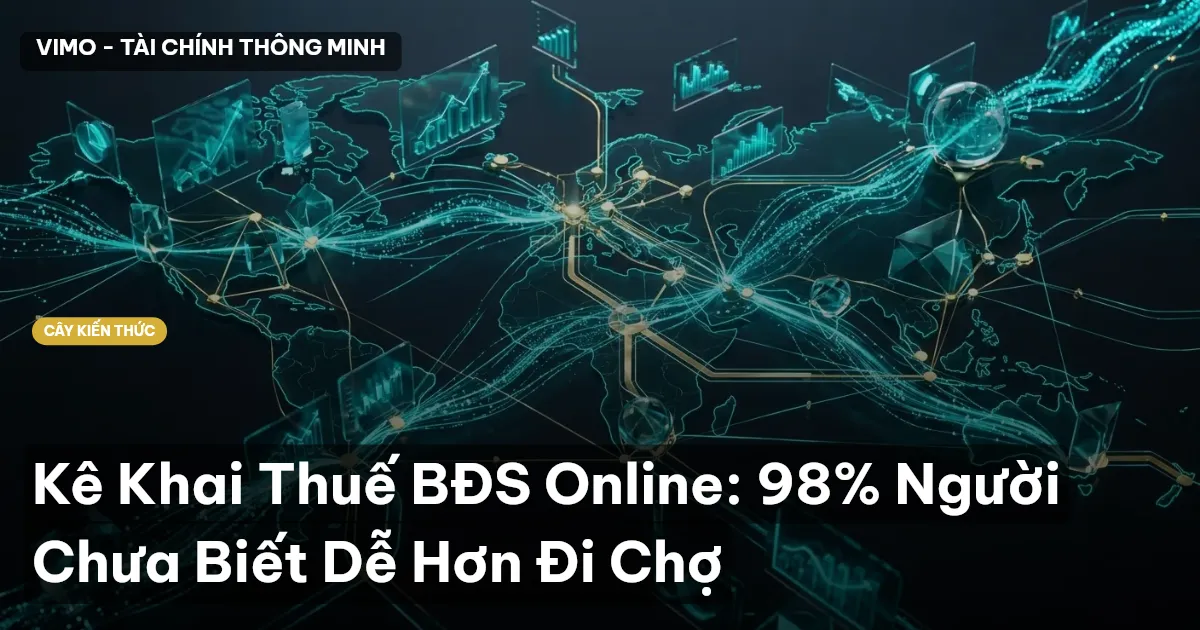 Kê Khai Thuế BĐS Online: 98% Người Chưa Biết Dễ Hơn Đi Chợ