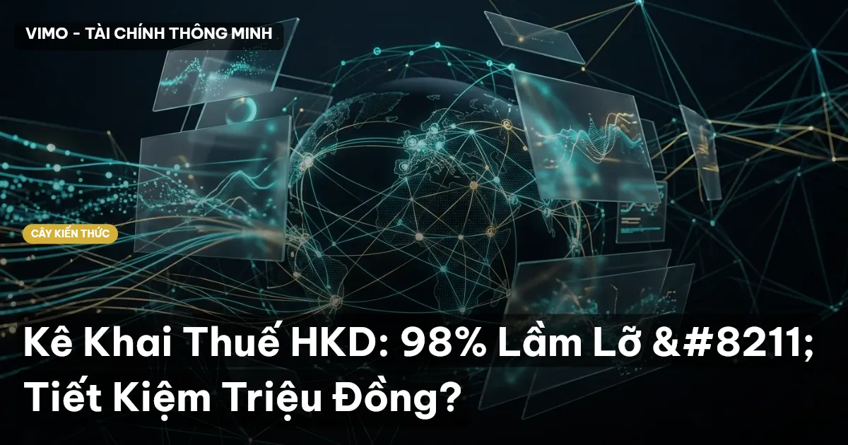 Kê Khai Thuế HKD: 98% Lầm Lỡ – Tiết Kiệm Triệu Đồng?