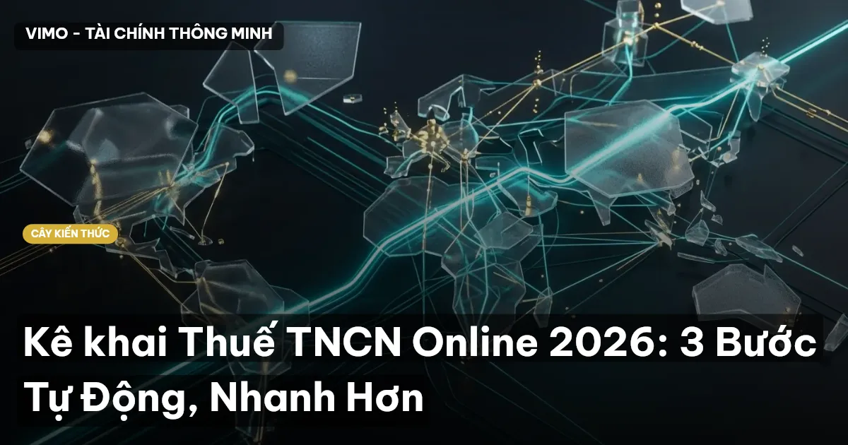 Kê khai Thuế TNCN Online 2026: 3 Bước Tự Động, Nhanh Hơn