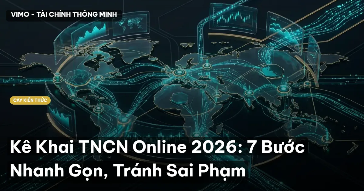 Kê Khai TNCN Online 2026: 7 Bước Nhanh Gọn, Tránh Sai Phạm