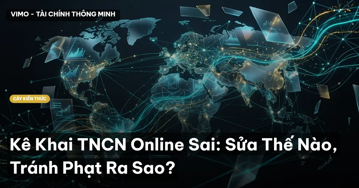 Kê Khai TNCN Online Sai: Sửa Thế Nào, Tránh Phạt Ra Sao?