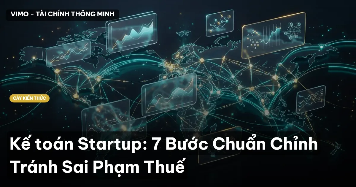 Kế toán Startup: 7 Bước Chuẩn Chỉnh Tránh Sai Phạm Thuế