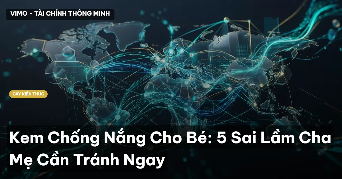 Kem Chống Nắng Cho Bé: 5 Sai Lầm Cha Mẹ Cần Tránh Ngay