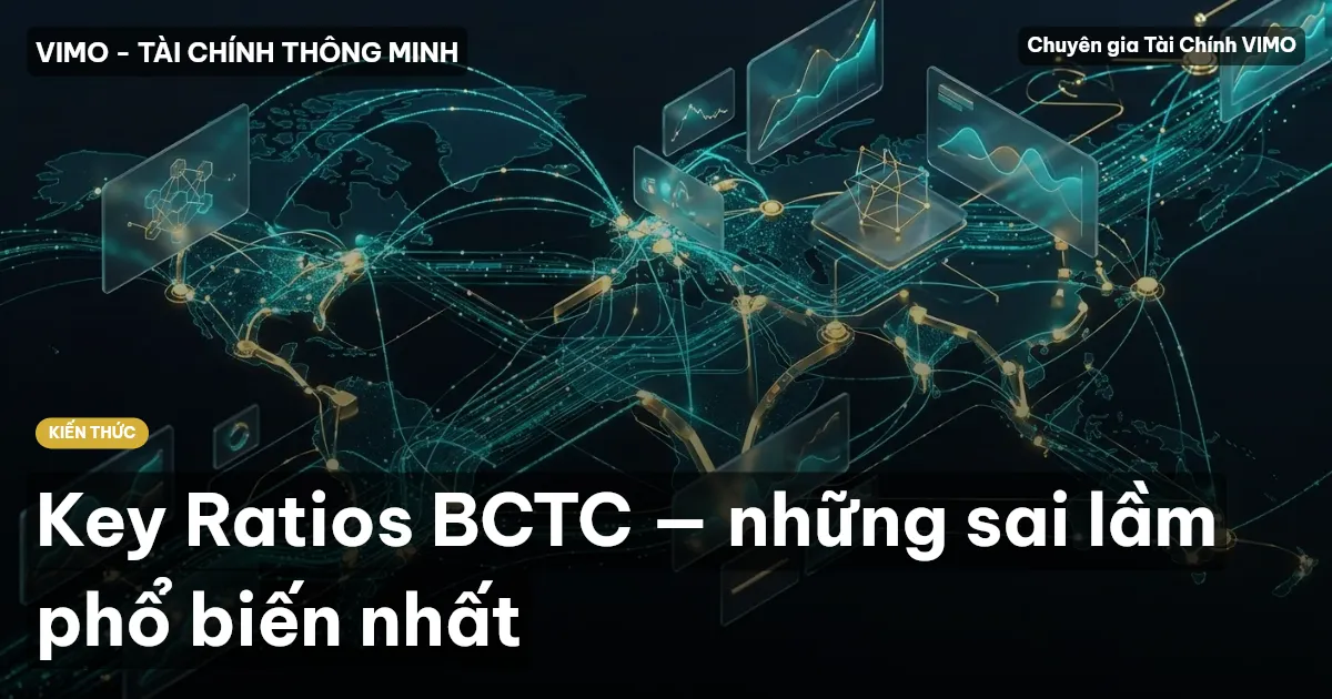 Key Ratios BCTC — những sai lầm phổ biến nhất