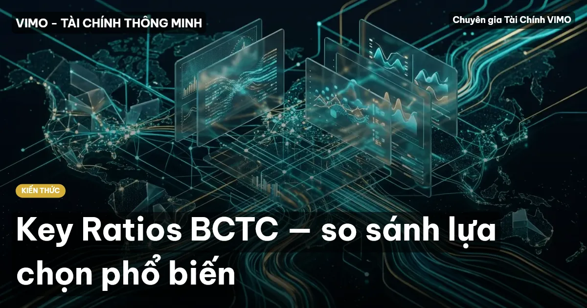 Key Ratios BCTC — so sánh lựa chọn phổ biến