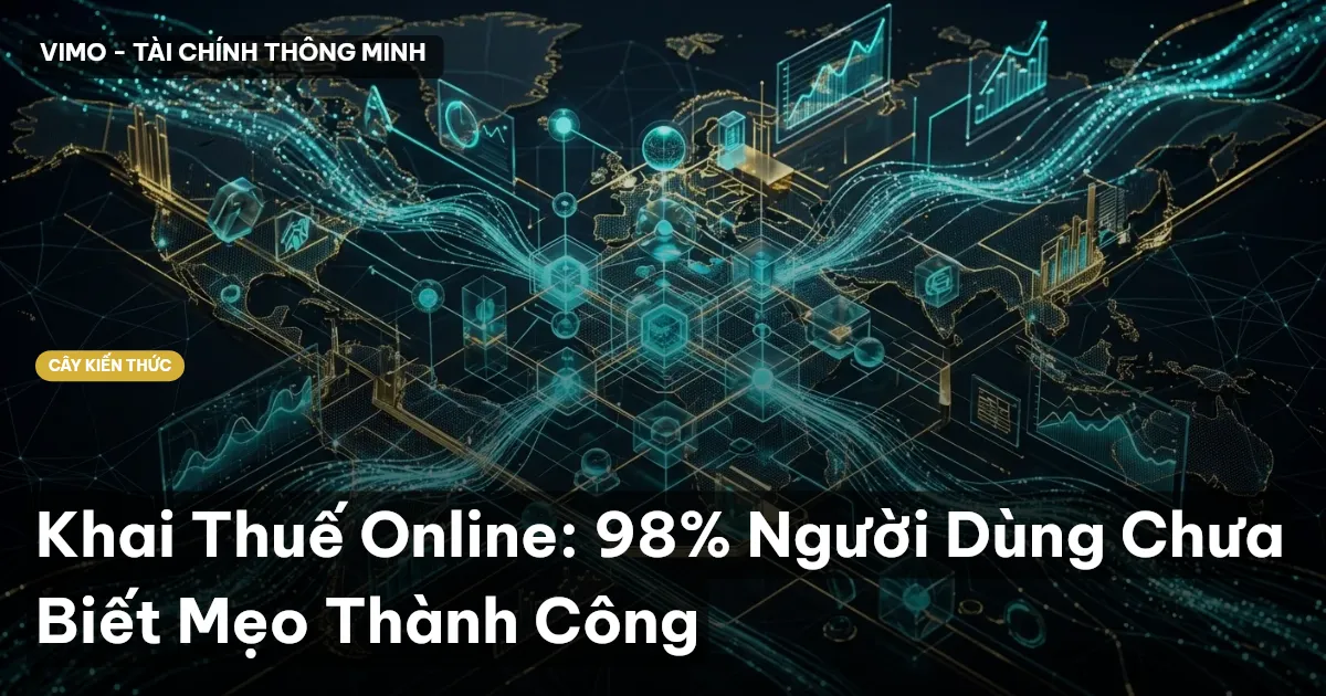 Khai Thuế Online: 98% Người Dùng Chưa Biết Mẹo Thành Công