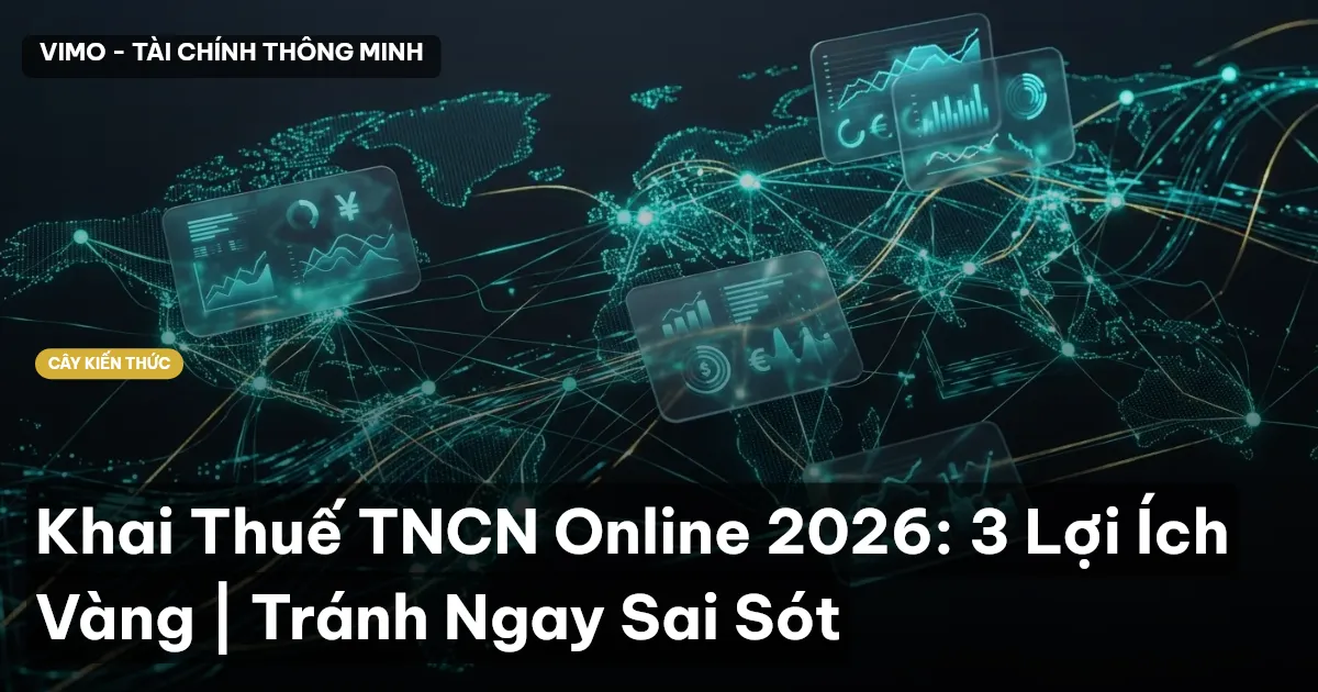 Khai Thuế TNCN Online 2026: 3 Lợi Ích Vàng | Tránh Ngay Sai Sót
