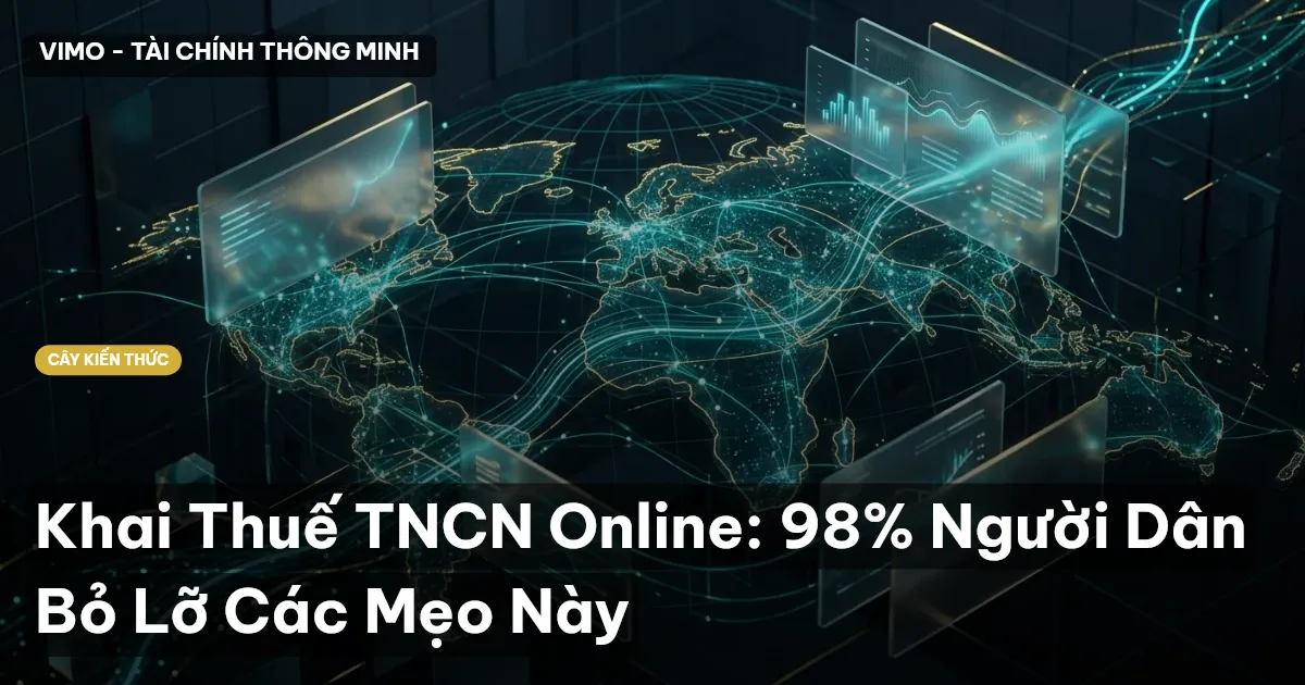 Khai Thuế TNCN Online: 98% Người Dân Bỏ Lỡ Các Mẹo Này