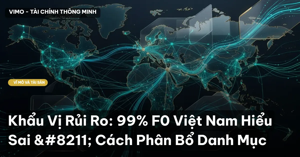Khẩu Vị Rủi Ro: 99% F0 Việt Nam Hiểu Sai – Cách Phân Bổ Danh Mục