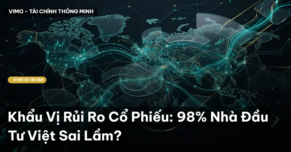 Khẩu Vị Rủi Ro Cổ Phiếu: 98% Nhà Đầu Tư Việt Sai Lầm?