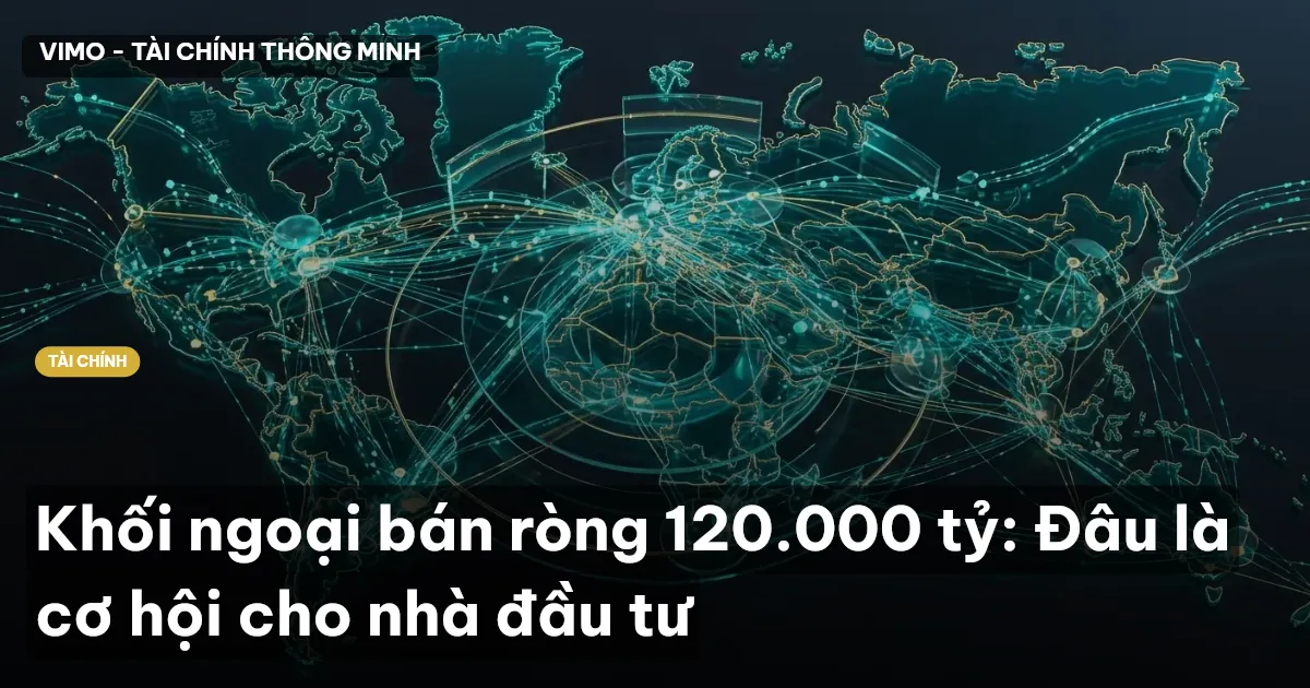 Khối ngoại bán ròng 120.000 tỷ: Đâu là cơ hội cho nhà đầu tư