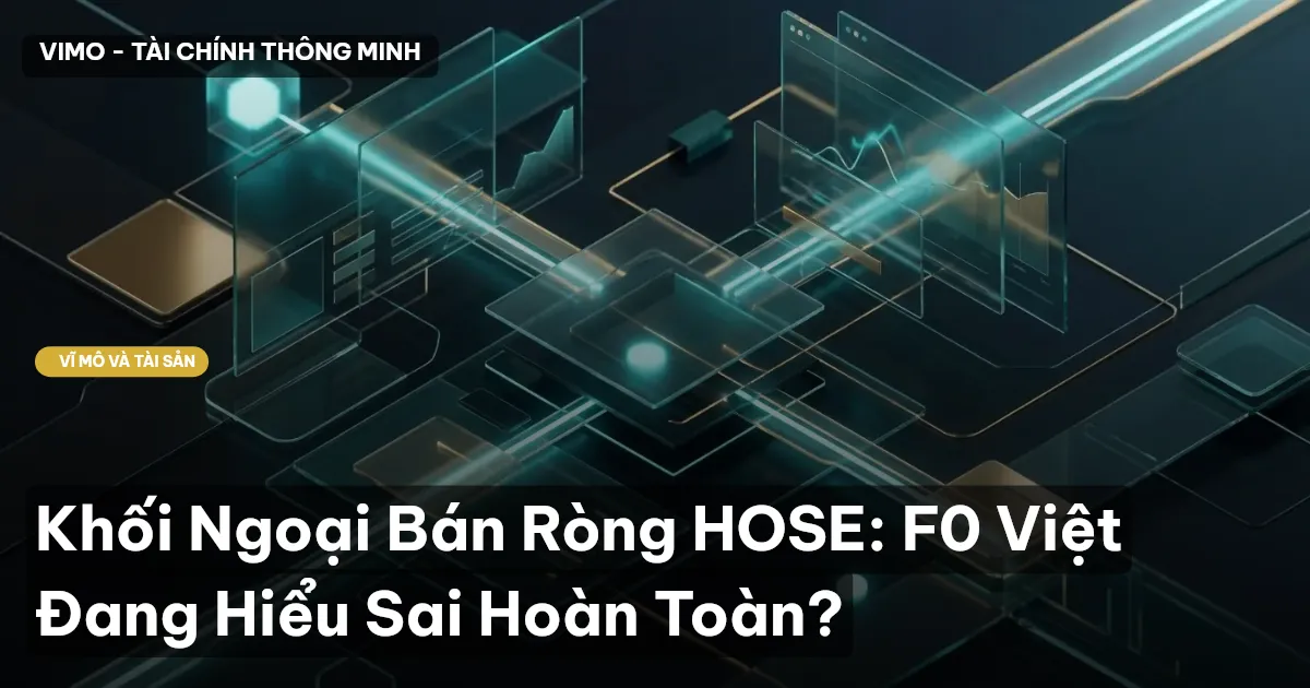 Khối Ngoại Bán Ròng HOSE: F0 Việt Đang Hiểu Sai Hoàn Toàn?
