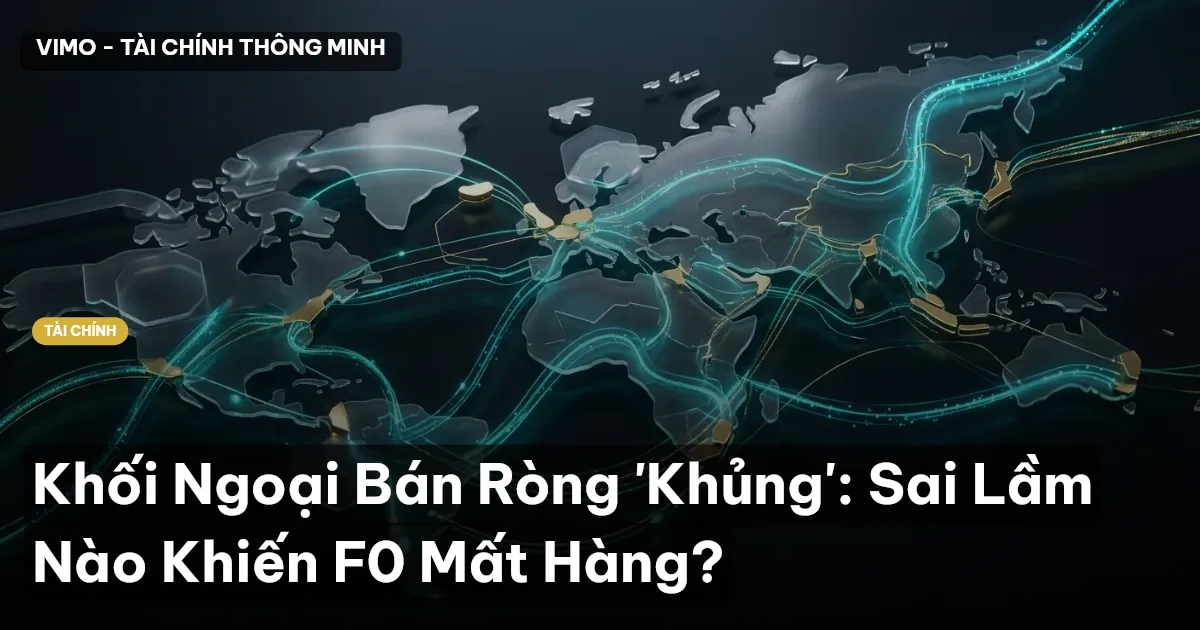 Khối Ngoại Bán Ròng 'Khủng': Sai Lầm Nào Khiến F0 Mất Hàng?