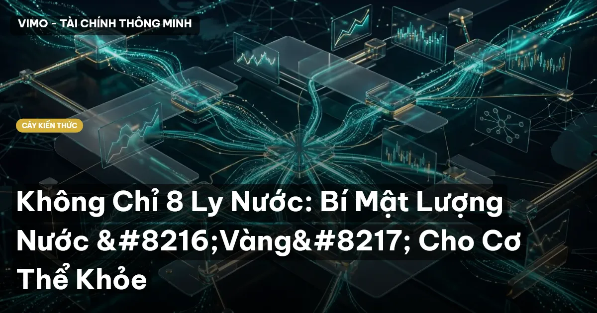 Không Chỉ 8 Ly Nước: Bí Mật Lượng Nước ‘Vàng’ Cho Cơ Thể Khỏe