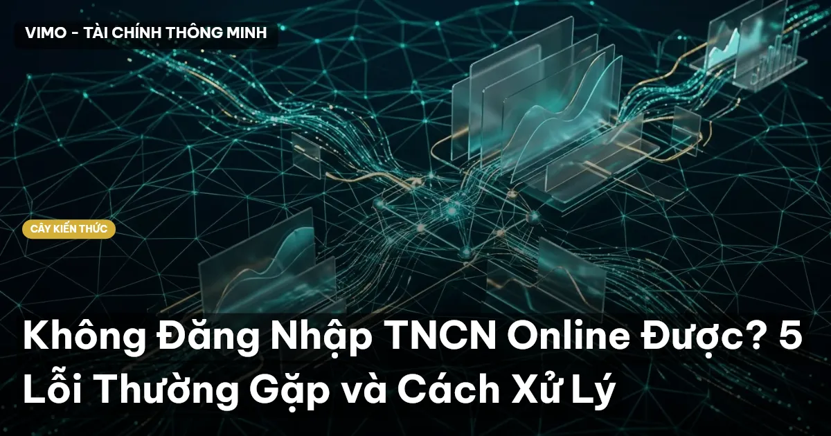 Không Đăng Nhập TNCN Online Được? 5 Lỗi Thường Gặp và Cách Xử Lý