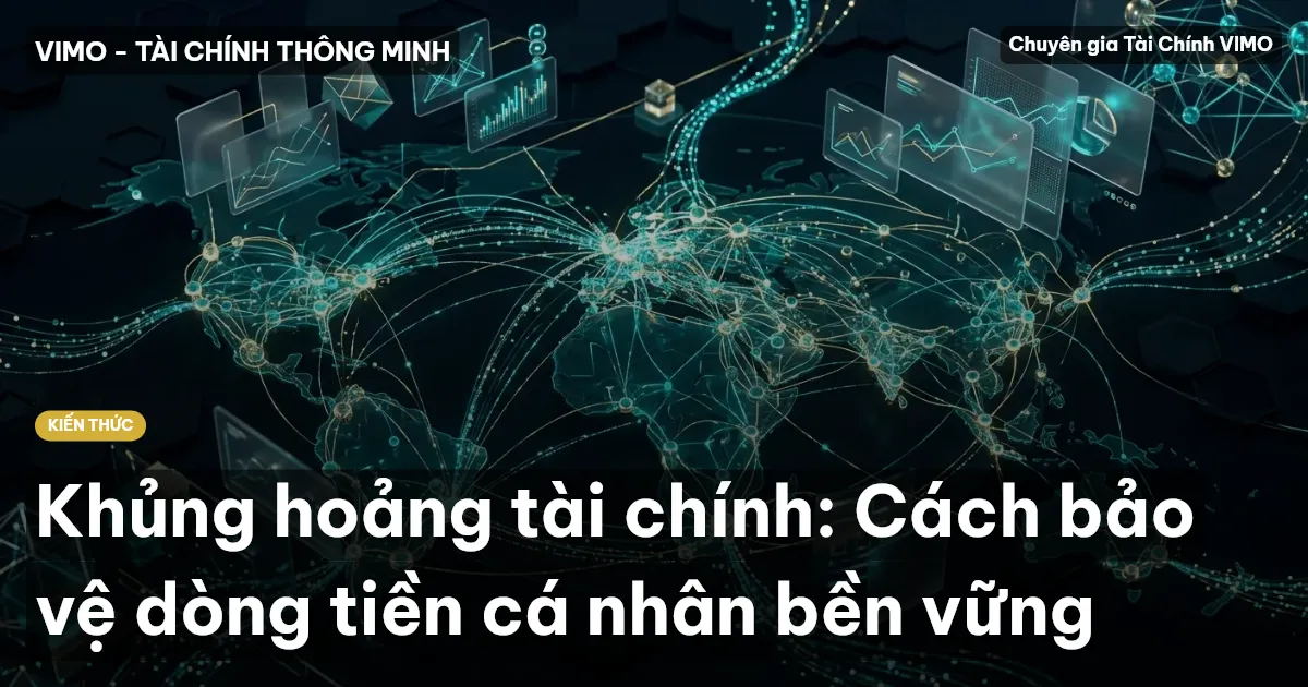 Khủng hoảng tài chính: Cách bảo vệ dòng tiền cá nhân bền vững