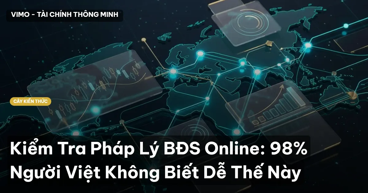 Kiểm Tra Pháp Lý BĐS Online: 98% Người Việt Không Biết Dễ Thế Này