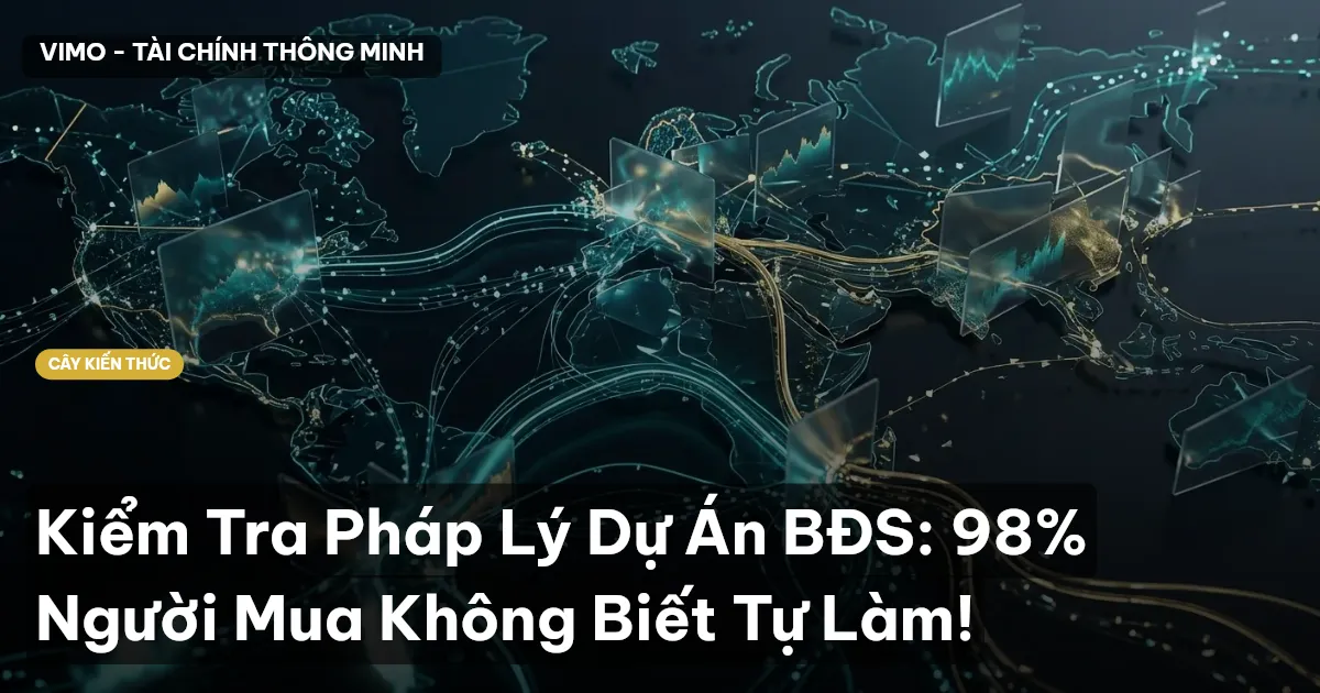 Kiểm Tra Pháp Lý Dự Án BĐS: 98% Người Mua Không Biết Tự Làm!