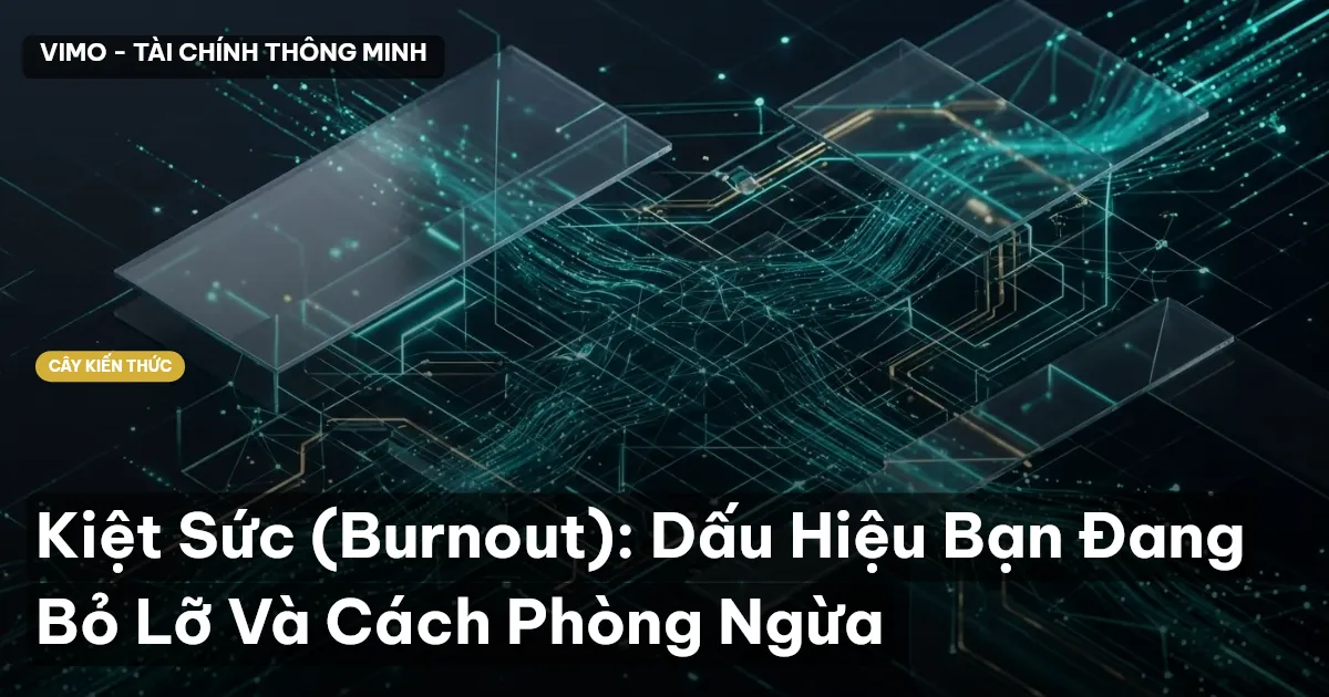 Kiệt Sức (Burnout): Dấu Hiệu Bạn Đang Bỏ Lỡ Và Cách Phòng Ngừa