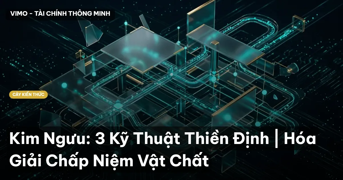 Kim Ngưu: 3 Kỹ Thuật Thiền Định | Hóa Giải Chấp Niệm Vật Chất
