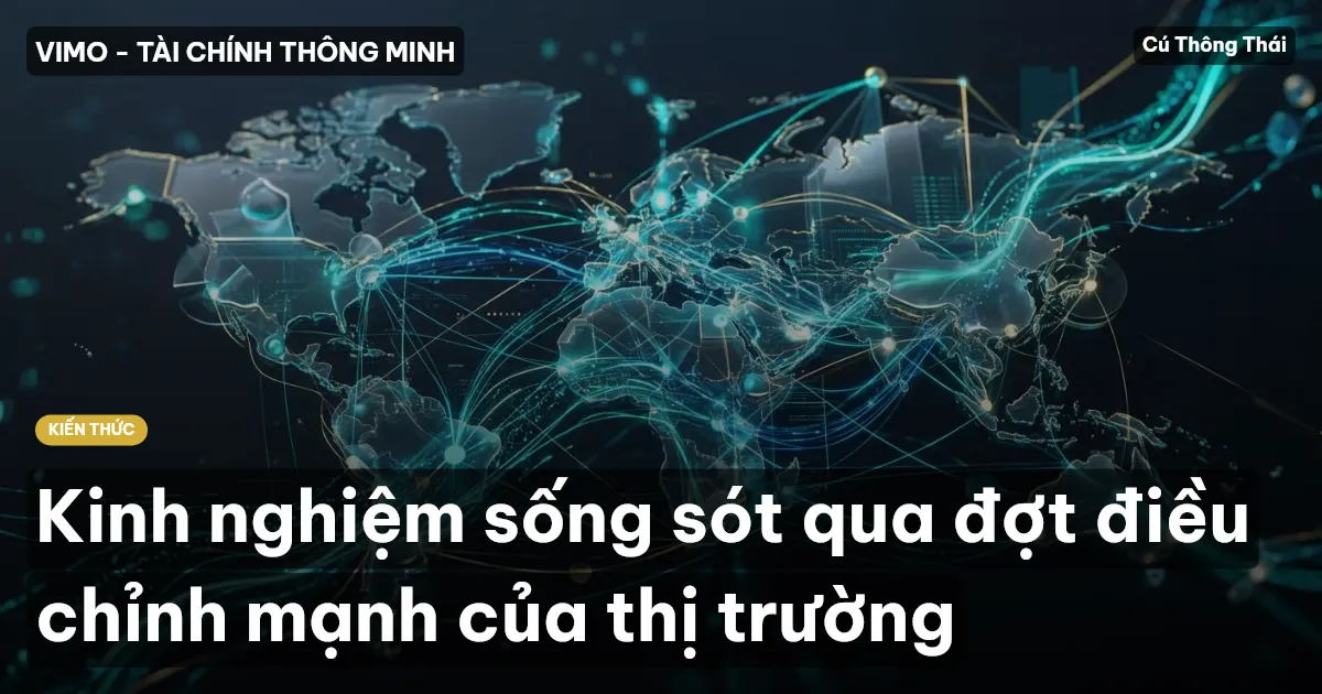 Kinh nghiệm sống sót qua đợt điều chỉnh mạnh của thị trường