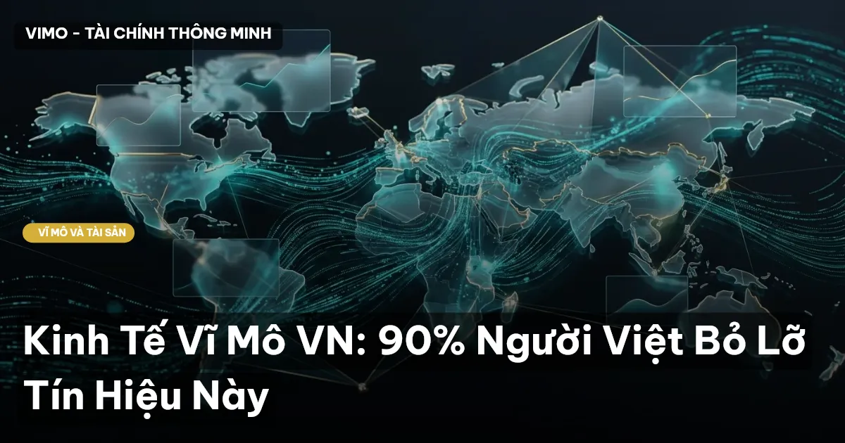 Kinh Tế Vĩ Mô VN: 90% Người Việt Bỏ Lỡ Tín Hiệu Này