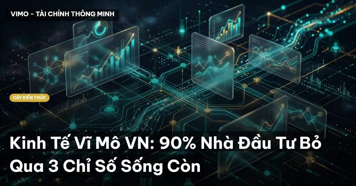 Kinh Tế Vĩ Mô VN: 90% Nhà Đầu Tư Bỏ Qua 3 Chỉ Số Sống Còn