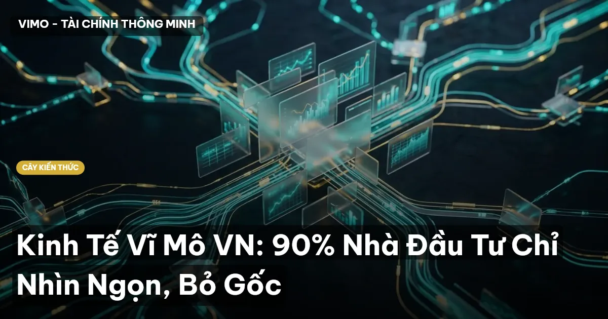 Kinh Tế Vĩ Mô VN: 90% Nhà Đầu Tư Chỉ Nhìn Ngọn, Bỏ Gốc