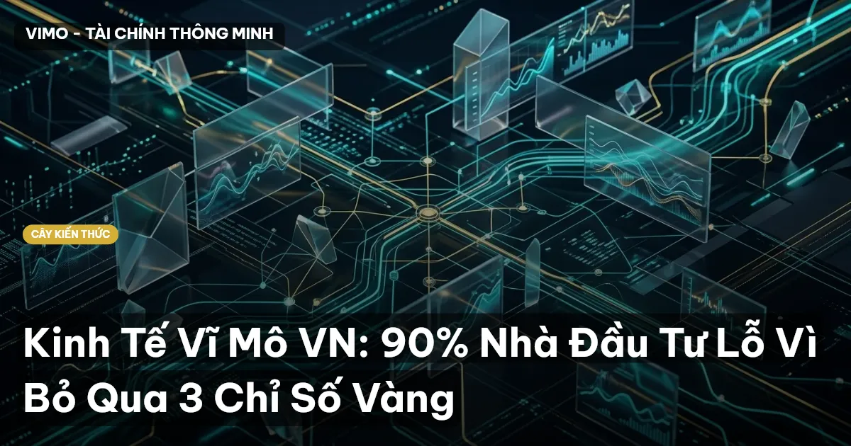 Kinh Tế Vĩ Mô VN: 90% Nhà Đầu Tư Lỗ Vì Bỏ Qua 3 Chỉ Số Vàng