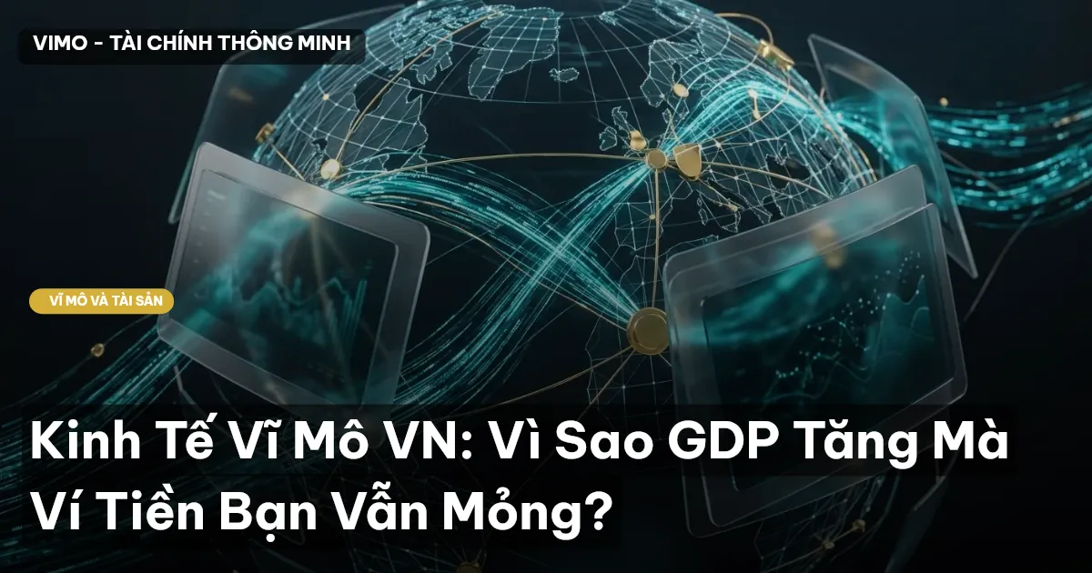 Kinh Tế Vĩ Mô VN: Vì Sao GDP Tăng Mà Ví Tiền Bạn Vẫn Mỏng?