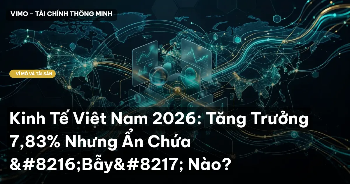 Kinh Tế Việt Nam 2026: Tăng Trưởng 7,83% Nhưng Ẩn Chứa ‘Bẫy’ Nào?